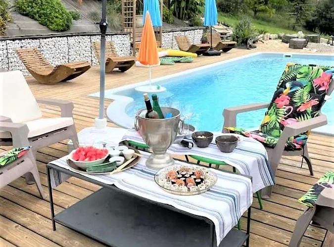 Le Bellevue A 82400 Tarn & Garonne 펜션 Montjoi